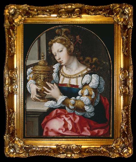 framed  Jan Gossaert Mabuse Mary Magdalen, ta009-2